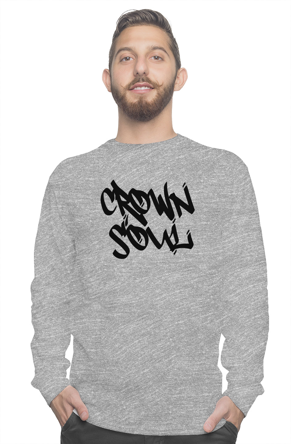 Crown soul gildan long sleeve tee