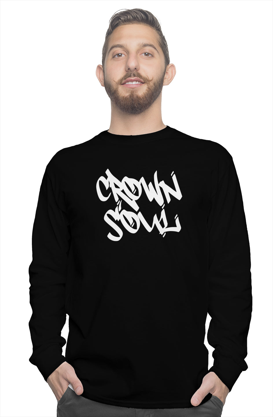 Crown soul gildan long sleeve tee