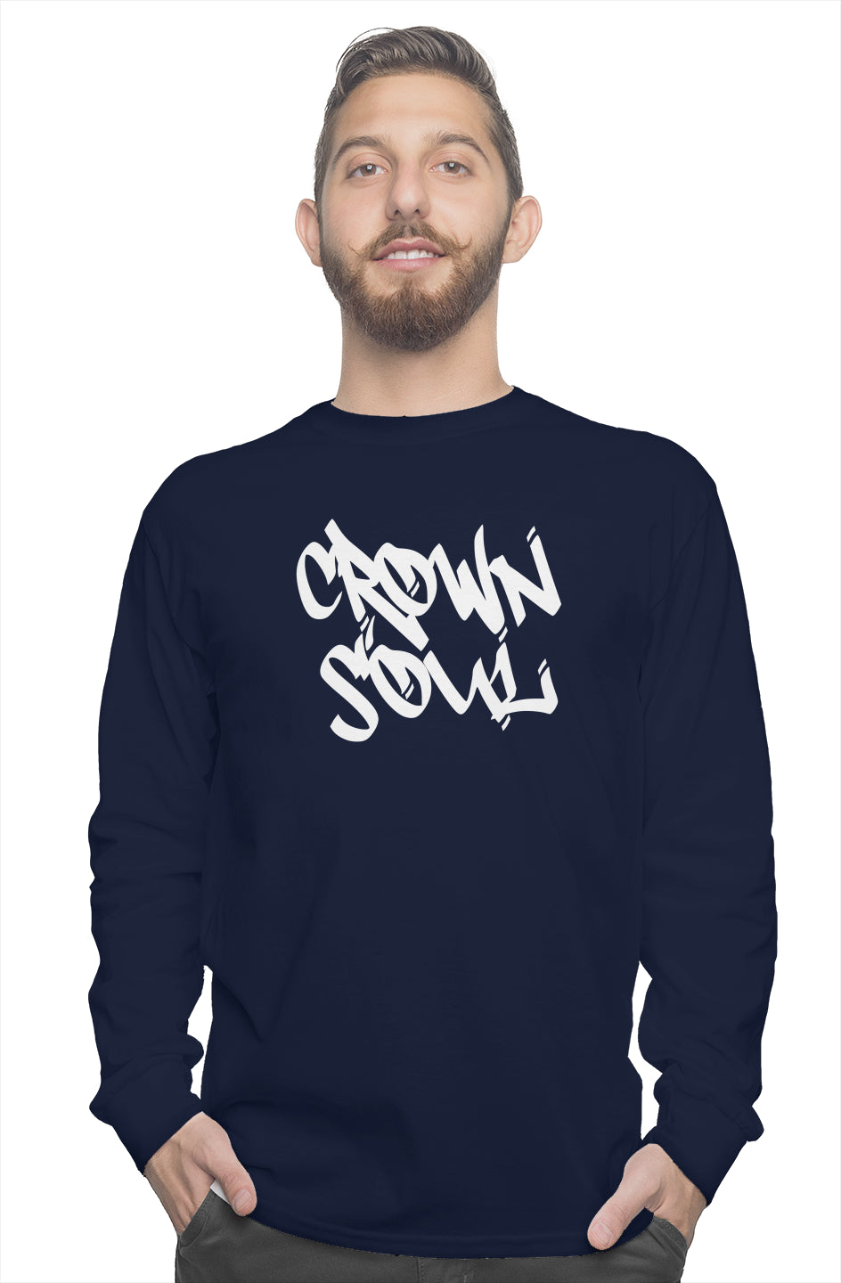 Crown soul gildan long sleeve tee