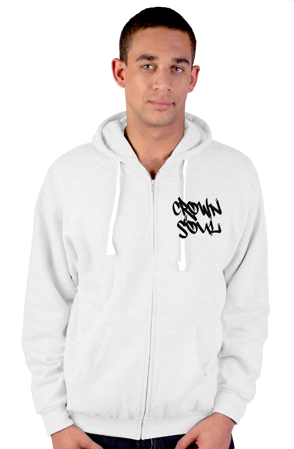 Crown soul tultex zip up hoody