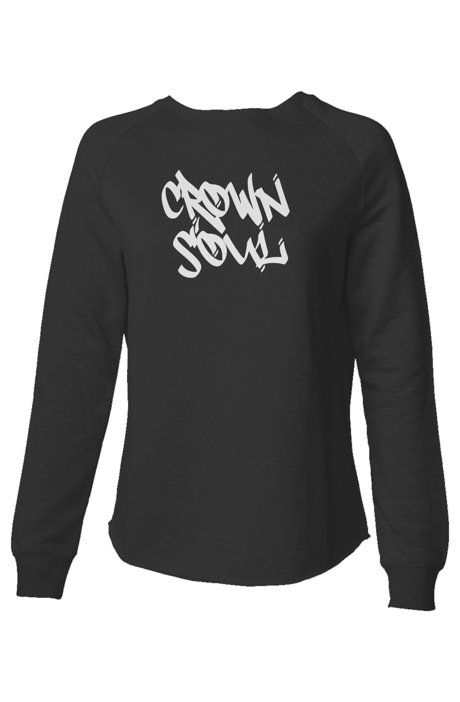 Crown soul Womens Lightweight Wash Sweatshirt