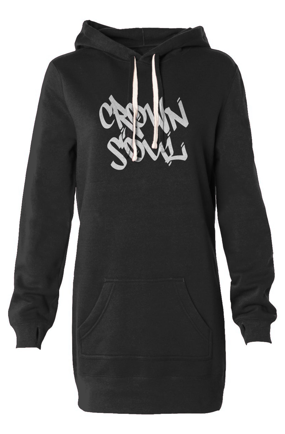 Crown soul Hooded Sweatshirt Dress