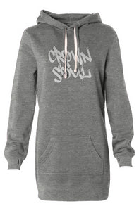 Crown soul Hooded Sweatshirt Dress