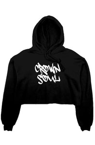 Crown soul crop fleece hoodie