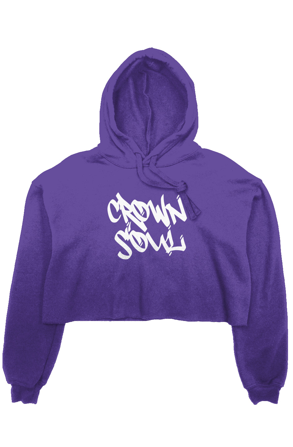 Crown soul crop fleece hoodie