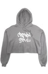 Crown soul crop fleece hoodie