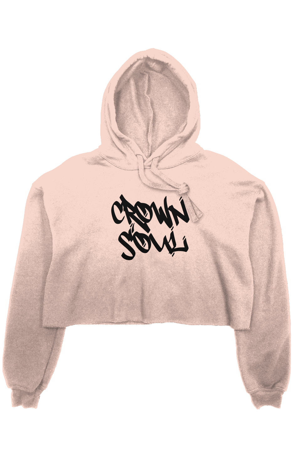 Crown soul crop fleece hoodie