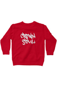 Crown soul kids fleece sweatshirt